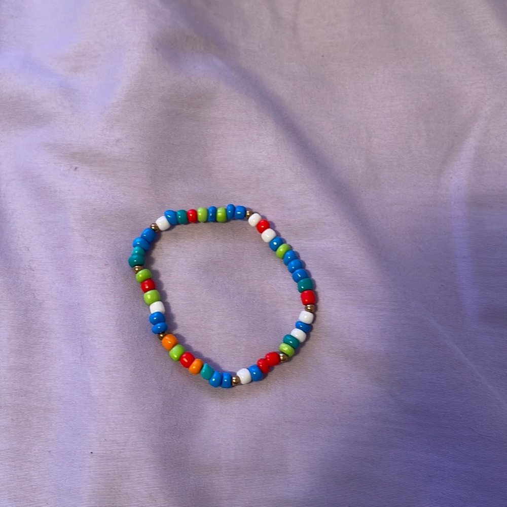 Seed bead bracelet